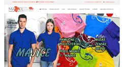 Desktop Screenshot of majice.co.rs